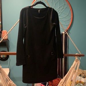 Banana Republic little black dress pockets